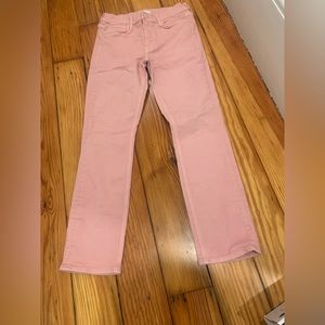 MOTHER The Dazzler Mid-Rise Ankle Crop pant in Quartz Pink, size 28. Never worn!